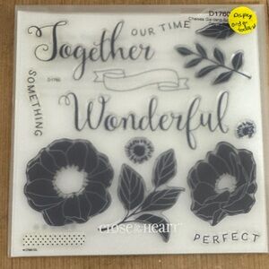 Close to My Heart 'Together Wonderful' Clear Stamp Set — White/Gray